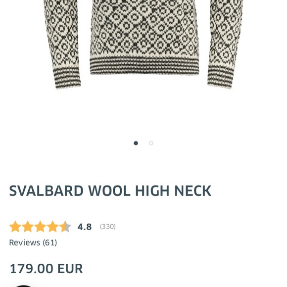 Devold Norwegian High Neck Sweater, size S - Picture 4 of 4